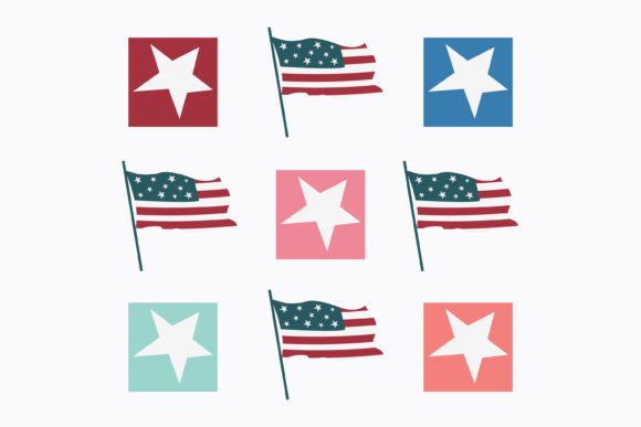 4th of July Flag Svg Png America Freedom Graphics