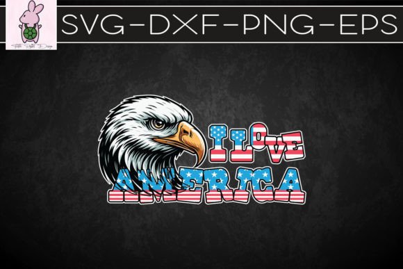America Usa Flag I Love America SVG Graphics