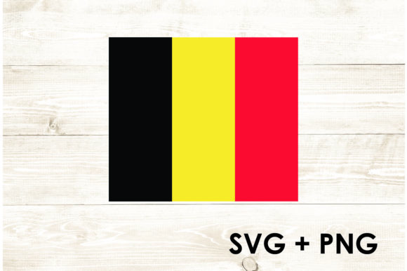 Belgium Flag Graphics for Crafts