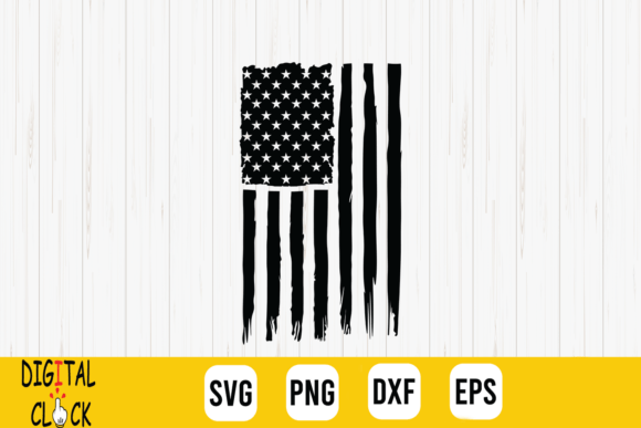 Distressed American Flag SVG for Crafts and Graphics
