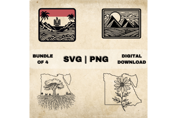 Egypt Art SVG Bundle: Graphics for Crafts
