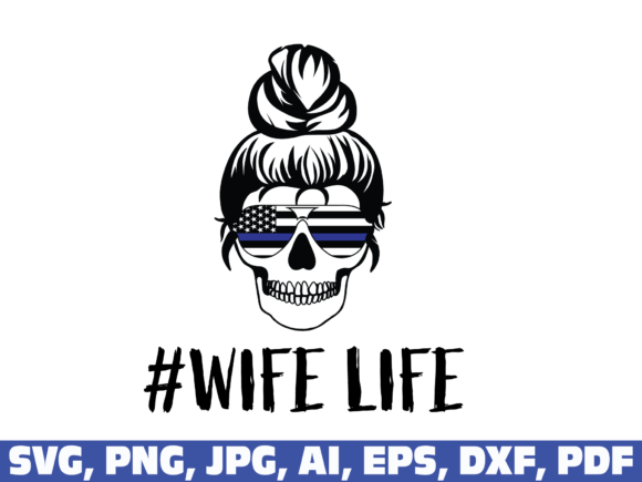 Thin Blue Line Svg, Police Flag Svg